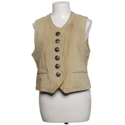 Läderväst (Beige) från Alphorn Skinn, Polyester