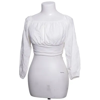 Crop top (Hvid) fra Bershka Polyester