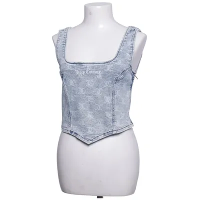 Crop top (Blue) from Juicy Couture Cotton, Elastane
