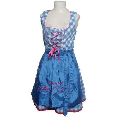 Dirndl (Blå, Hvid, Pink) fra NKD