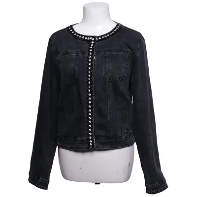 Denim jacket (Gray) from Nina Carter Cotton, Elastane, Polyester, Viscose