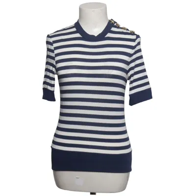 T-shirt (Blå, Hvid) fra Bialcon Elastan, Viscose
