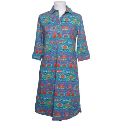 Robe (Bleu, Multicolore) de Líen & Gíel Élasthane, Coton biologique