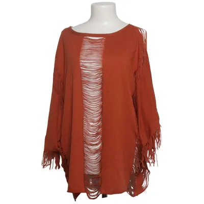 Poncho (Orange) from Zara Trafaluc