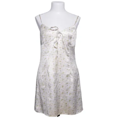 Dress (White, Yellow) from NA-KD Elastane, Polyester