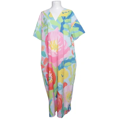 Dress (Blue, Multicolored) Polyester