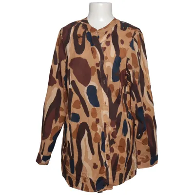 Blouse (Beige, Brown, Blue) from Aniston Cotton