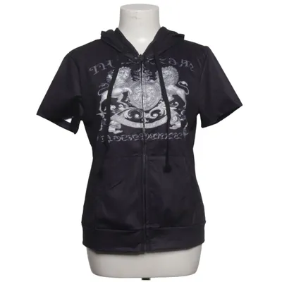 Capuchon sweater (Zwart) Elastaan, Polyester