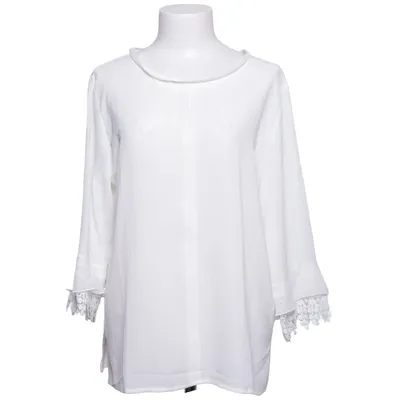 Blouse (Wit) van Punt Roma Elastaan, Viscose