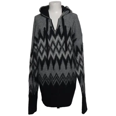 Huvtröja (Grå, Svart) från Laneus Akryl, Alpackaull, Mohair, Polyamid