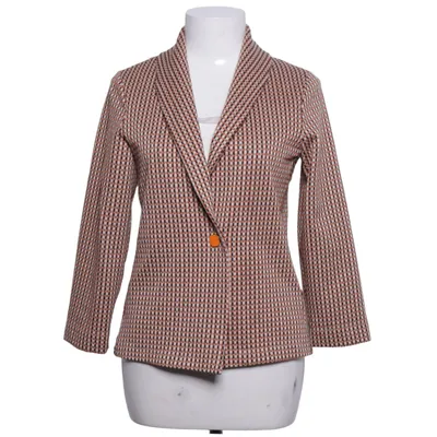 Blazer (Brun, Hvid) fra Rich & Royal Elastan, Polyamid, Polyester, Viscose