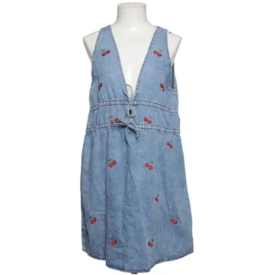 Kleid (Blau) von Shein Baumwolle, Polyester, Viskose