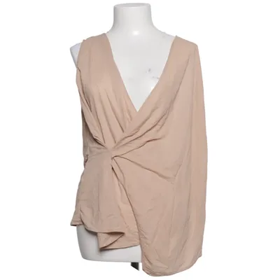 Slå-om top (Beige) fra Mango Suit