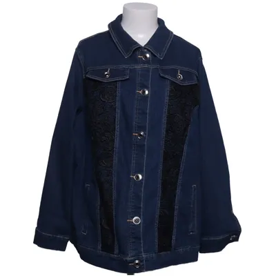 Denim jacket (Blue, Black) from Paola! Cotton, Polyester