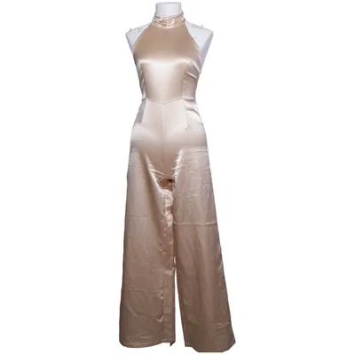 Jumpsuit (Beige) from PrettyLittleThing Polyester