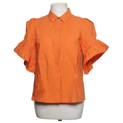 Kortærmet skjorte (Orange) fra Odeeh Bomuld, Læder