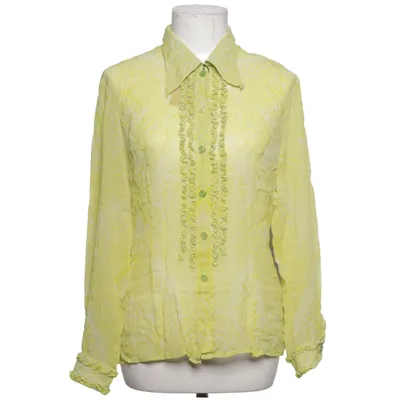 Shirt (Yellow, Green) from Escada Silk
