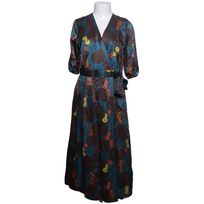 Robe portefeuille (Bleu, Multicolore) de Toast Coton, Soie