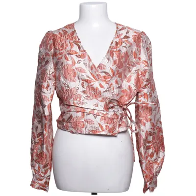 Slå-om bluse (Pink, Beige) fra Flowerby Charm's Polyamid, Polyester