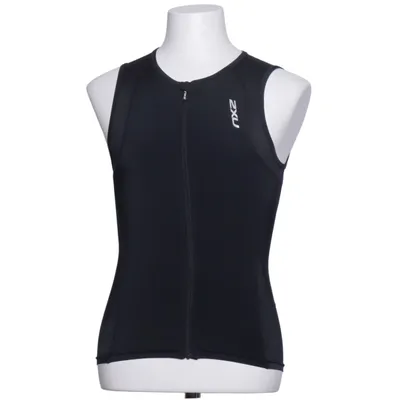 Maillot de vélo (Noir) de 2XU Élasthane, Polyamide, Polyester