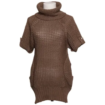 Turtleneck kjole (Brun) fra Laetitia Star Akryl, Bomuld, Polyester