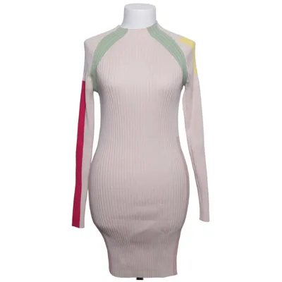 Jurk met col (Beige, Meerkleurig) van Yoox Elastaan, Polyamide, Polyester, Viscose