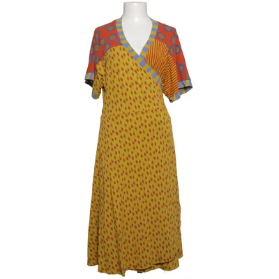 Wrap dress (Red, Blue, Green) from Gudrun Sjödén Elastane, Organic cotton