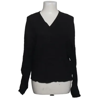 Wikkelblouse (Zwart) van Kult Frau Polyamide