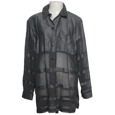 Blouse (Gray) from Nadine H Polyamide, Silk, Viscose, Wool