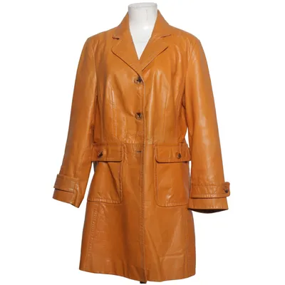 Läderkappa (Orange) från Qiero Skinn, Polyester