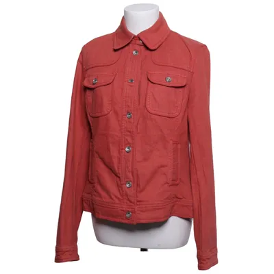 Denim jacket (Red) from Rosner Cotton, Elastane, Polyester
