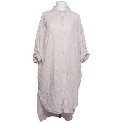 Shirt dress (Beige) from Carla Giannini Cotton