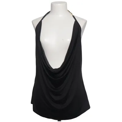 Halter neck top (Black) from StyleDome Polyester