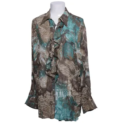 Bluse (Brun, Blå, Flerfarvet) fra Frank Walder Polyester