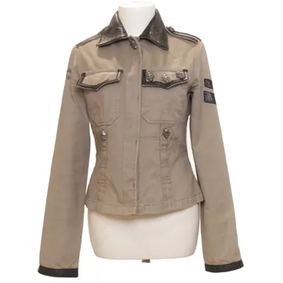 Jack (Beige) van Philipp Plein Katoen, Elastaan