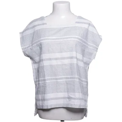 Top (White, Gray) from Deane & White Cotton, Linen