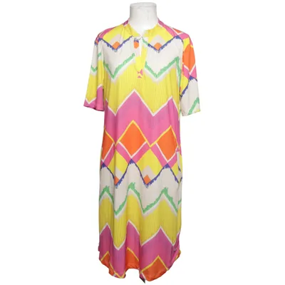 Dress (Yellow, Pink, Orange) from Angelle Milan Elastane, Polyester, Viscose