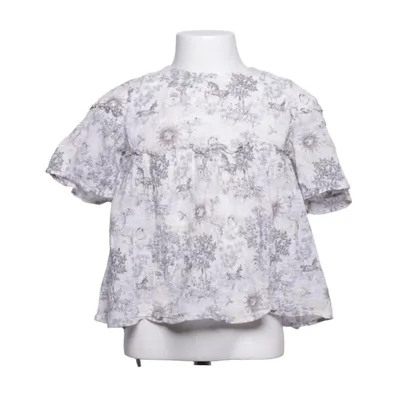 Topp (Vit, Flerfärgad) från Christian Dior Bomull, Elastan