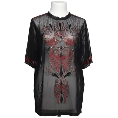 Topp (Svart, Röd) från Versace Collection Polyester