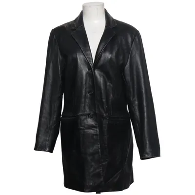 Leather blazer (Black) from Rockandblue