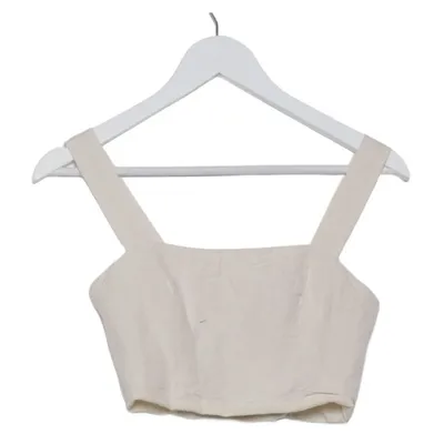 Crop top (Beige) från Oak+ Fort Linne, Polyester, Viskos