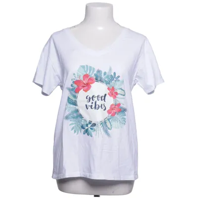 T-shirt (White, Multicolored) from Milly Cotton, Elastane