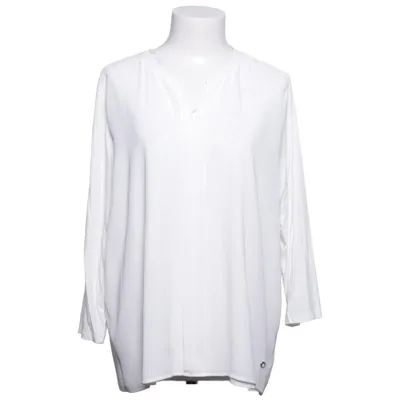 Blouse (Wit) van Lisa Tossa Elastaan, Polyester, Viscose
