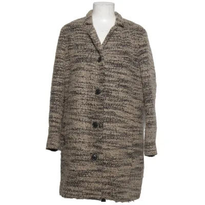 Coat (Beige, Black, Multicolored) from BZR by Bruuns Bazaar Acrylic, Polyamide, Polyester, Wool