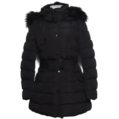 Winterjas (Zwart) van Nature Polyester
