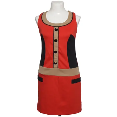 Kleid (Rot, Schwarz, Beige) von F&F Elasthan, Polyester, Viskose