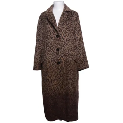 Coat (Brown) from Marc Cain Acetate, Polyamide, Polyester, Viscose, Wool