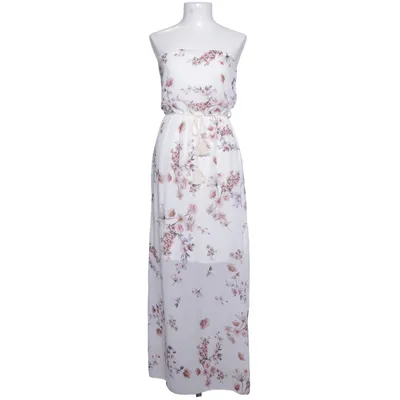 Maxi dress (White, Multicolored) from Styleboom Elastane, Polyester, Viscose