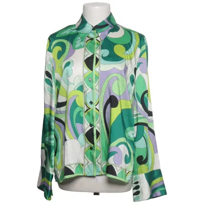 Bluse (Grøn, Hvid, Lilla) fra Zara