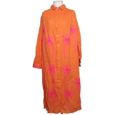 Shirt dress (Orange, Pink) from Gold & Silver Cotton